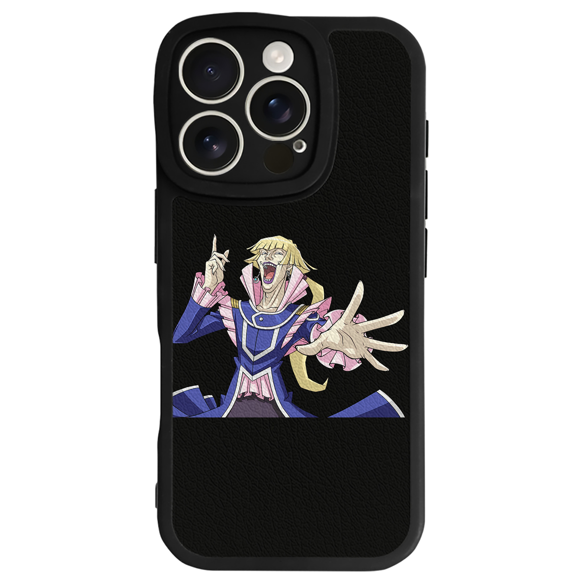 遊☆戯☆王 Yu-Gi-Oh! 【iPhone 16シリーズ対応】シリコンスマホケース（レザー調） 材質：シリコン